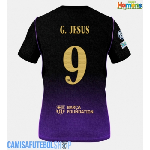 Camisa de time de futebol Barcelona Gabriel Jesus #9 Replicas 2º Equipamento 2026-27 Manga Curta